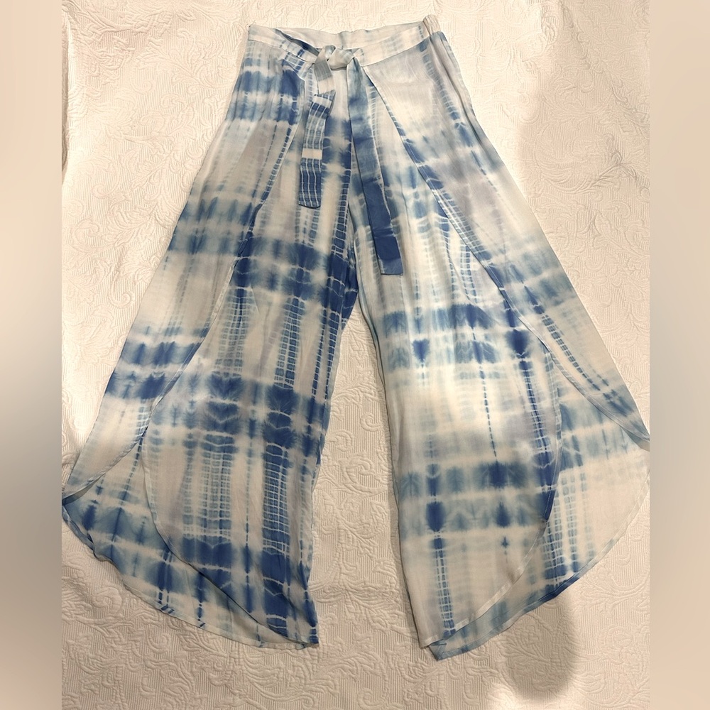 NWT- Tie Die Palazzo Pants